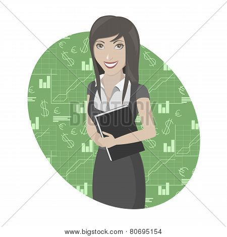 Business Woman Illustration