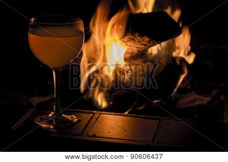 Wine Glass Fire