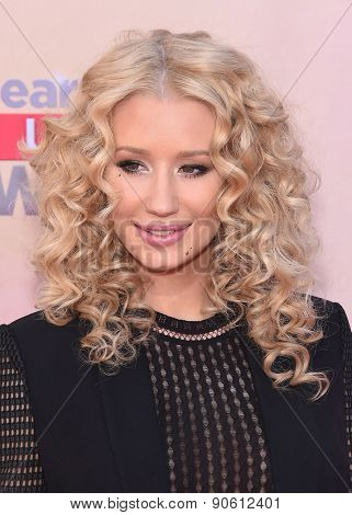 LOS ANGELES - MAR 29:  Iggy Azalea arrives to the 2015 iHeartRadio Music Awards  on March 29, 2015 in Hollywood, CA                