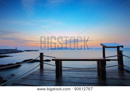 Beautiful Sea Scape In Morning Light Of Khao Leam Ya Marine National Park In Rayong Eastern Of Thail