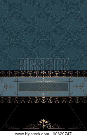 Vintage Background With Decorative Patterns.