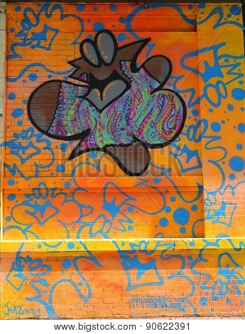 Mural art at JMZ Walls in Brooklyn