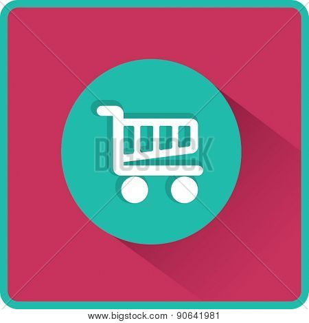 Flat Vector Cart Icon
