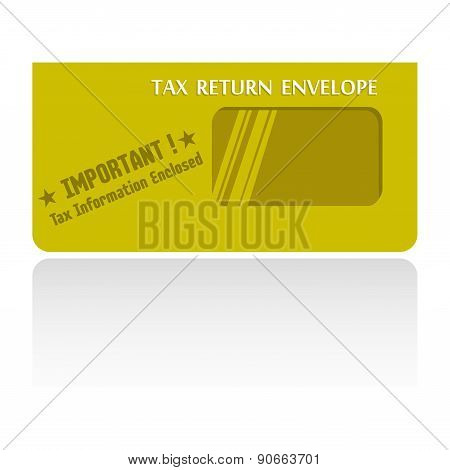 Tax return envelope