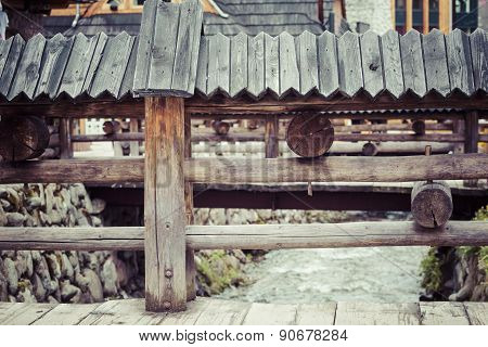 Traditional Polish Wooden Hut From Zakopane, Poland.