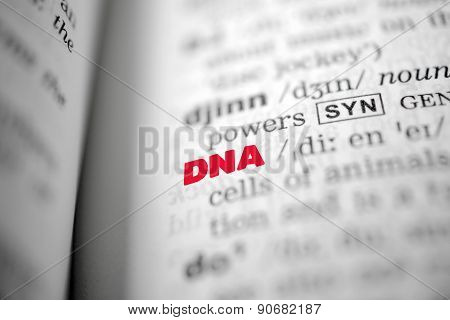 Text DNA as background