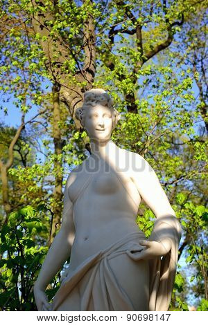 Statue Of Thalia, Muse Of Comedy.