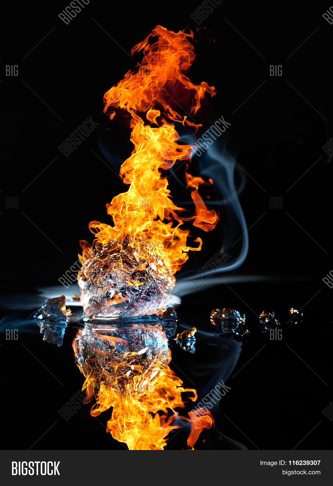Fire Ice Image & Photo (Free Trial) Bigstock
