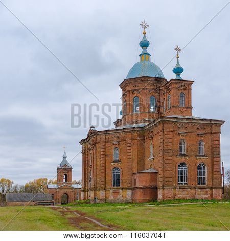 An ancient  church in Vorozhba village Sumskaya oblast Ukraine