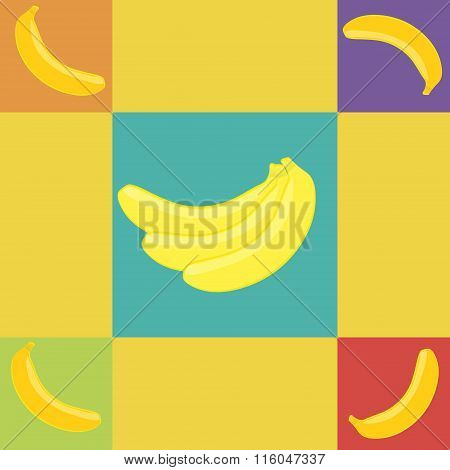 Bananas Vector Illustration.