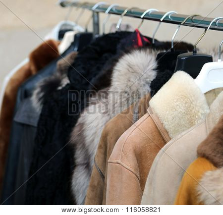 Valuable Fur Coat In Vintage Style For Sale