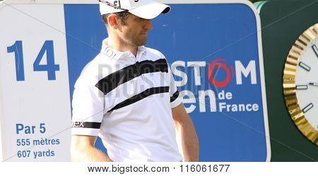 Gregory Bourdy At The Golf French Open 2015