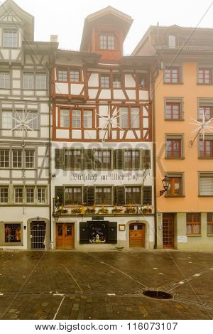 Typical Houses In St. Gallen