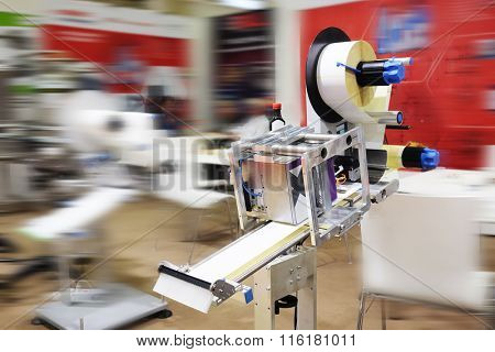 Part of an industrial packing machine