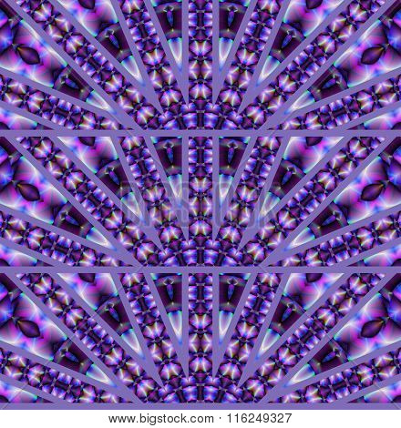 Seamless ornaments semicircles purple