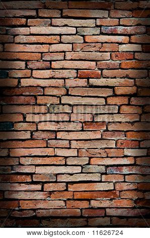 pared de ladrillo antiguo
