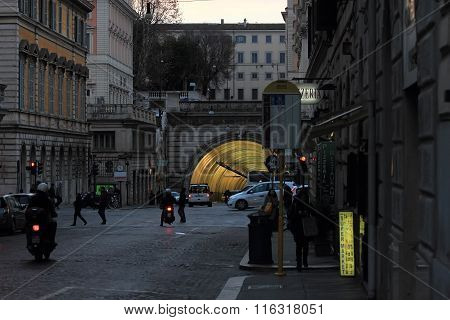 Traforo Umberto I ,tunnel In Rome