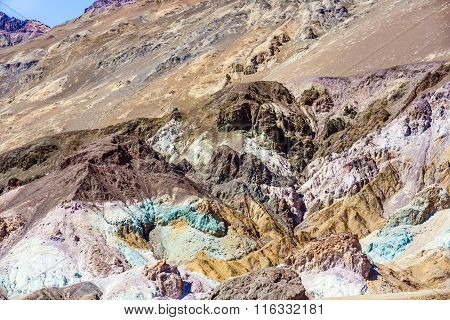 Artists Point Along Artists Drive, Death Valley National Park, Usa