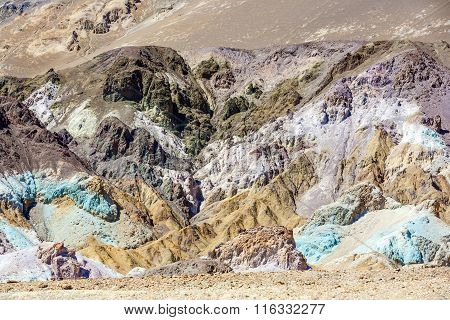 Artists Point Along Artists Drive, Death Valley National Park, Usa
