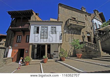 Barcelona, Spain - August 31, 2012: Poble Espanyol Or Spanish Village