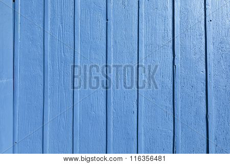 Wooden Wall Pattern In Blue
