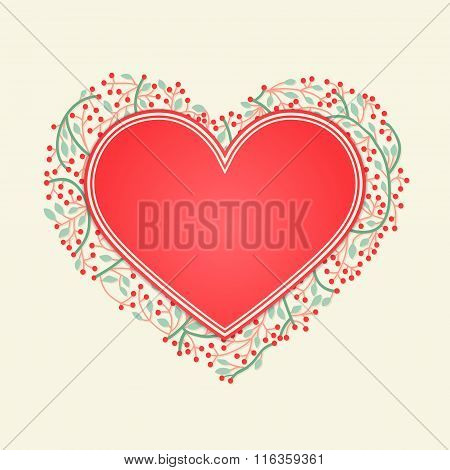 Valentines day greeting card