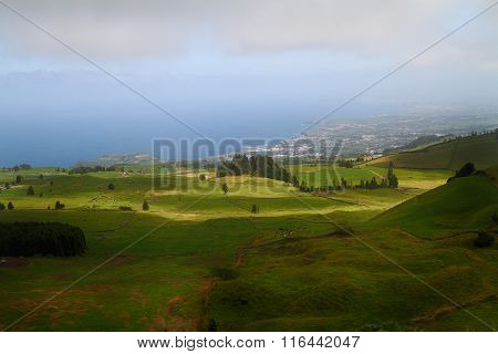 Landscape In  Sao Miguel Island In Azores