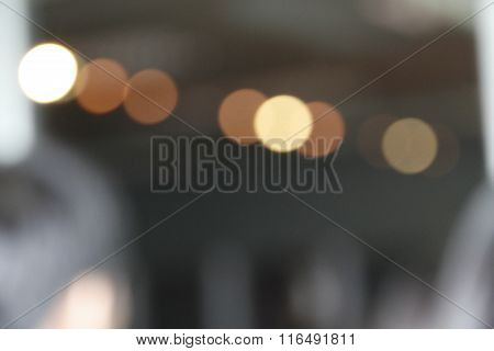 Fractured pin points of bright light forming bokeh.