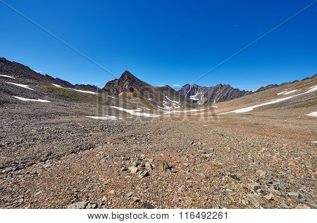 Stone Desert High Plateau In Eastern Siberia