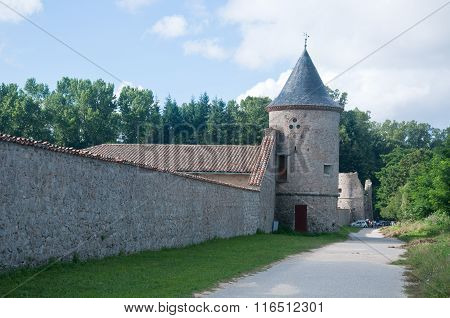 Outer Walls Of The Monastery Of Serra San Bruno, Calabria, Italy