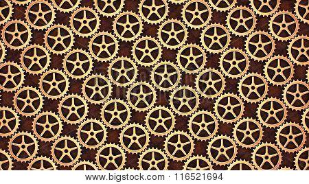 Gears Industrial Background