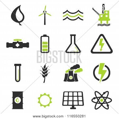 Power generation simply icons