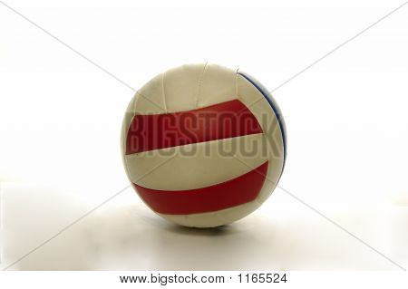 Een strandvolleybal