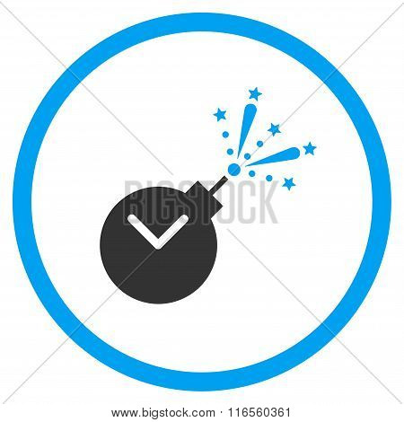 Time Fireworks Charge Rounded Icon