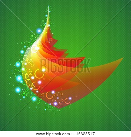 New Year's And Christmas Tree