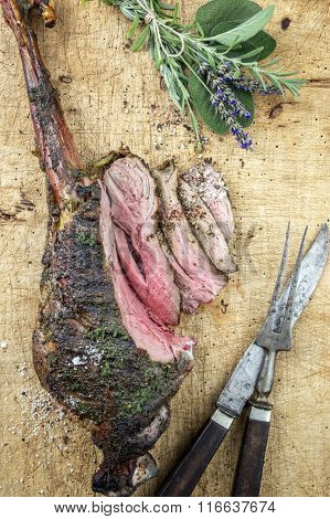 Barbecue Haunch of Venison
