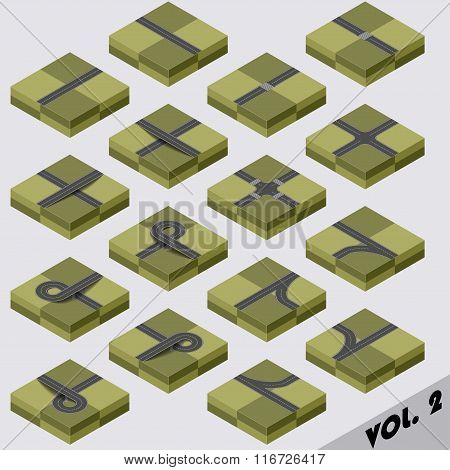 Road Map Kit  isometric