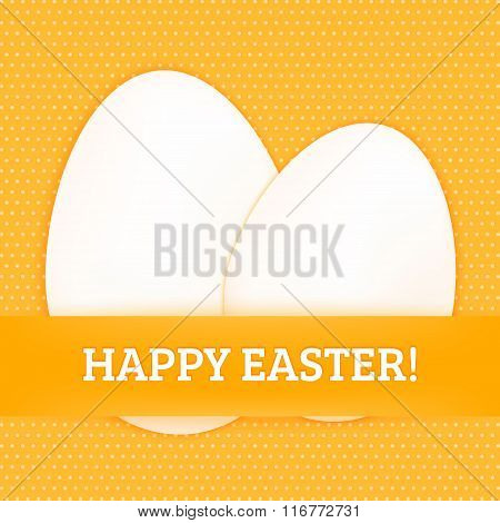 Happy Easter Eggs Card