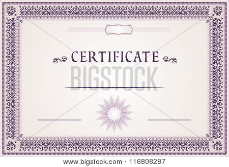 Certificate Borders And Design Elements
