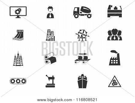 Industry icons set