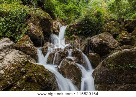 Waterfall In Qingcheng Back Mountain