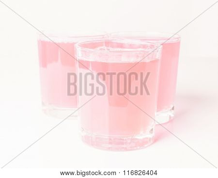 Pink Grapefruit Saft Vintage