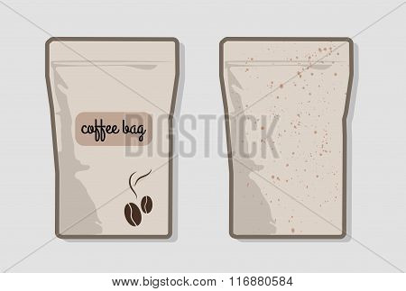 Mock-up pack For Coffee