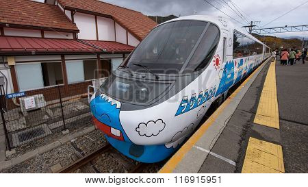 Train Painted Mt. Fuji