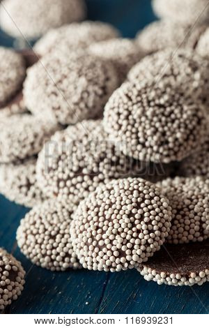 Sweet Homemade Dark Chocolate Nonpareils