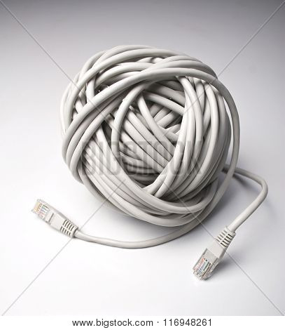 Ball Of Network Cables