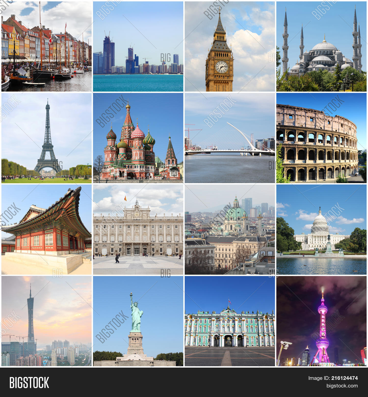 Collage Landmarks Image & Photo (Free Trial) Bigstock