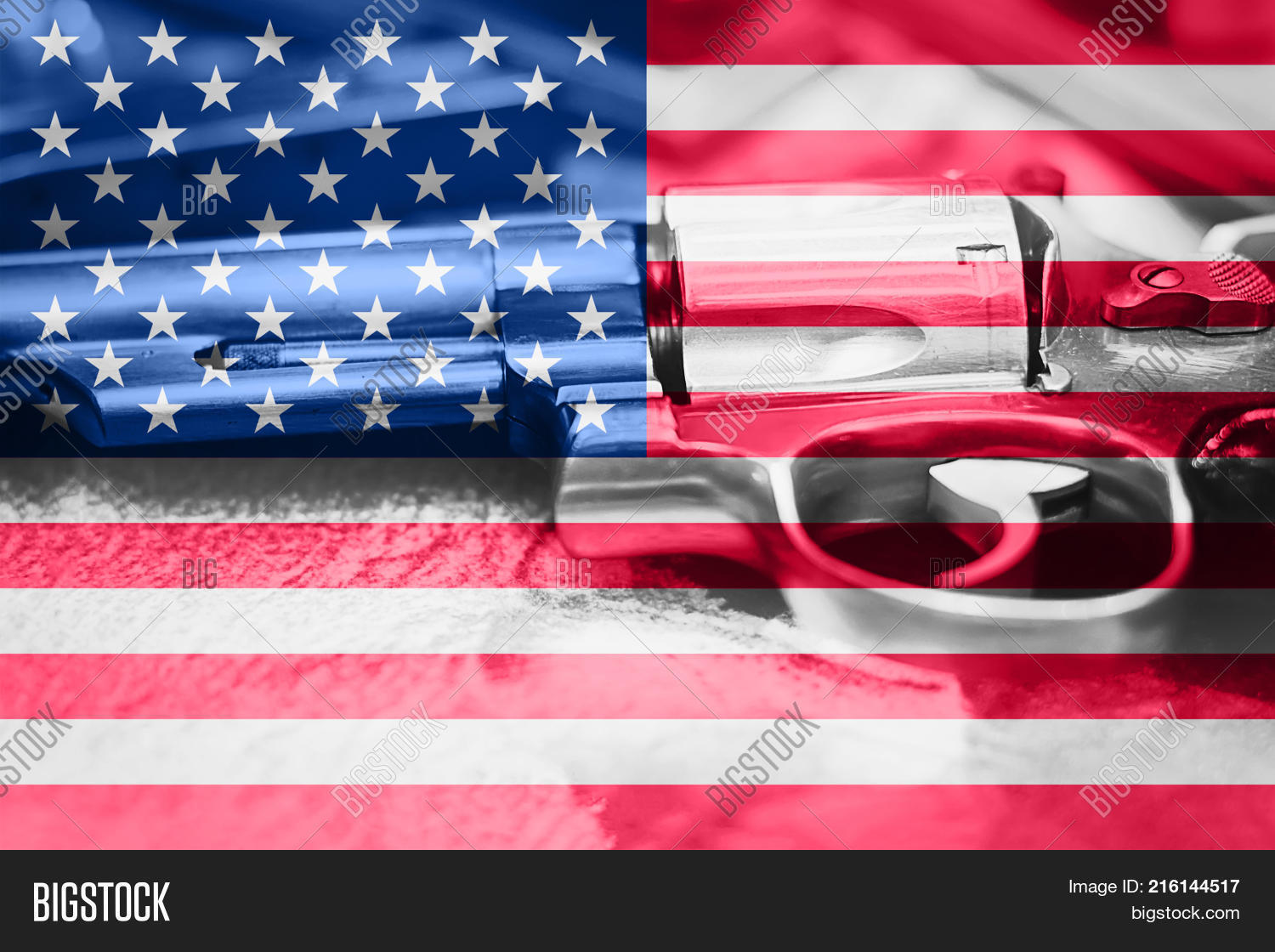 United States Flag Gun Image & Photo (Free Trial) Bigstock
