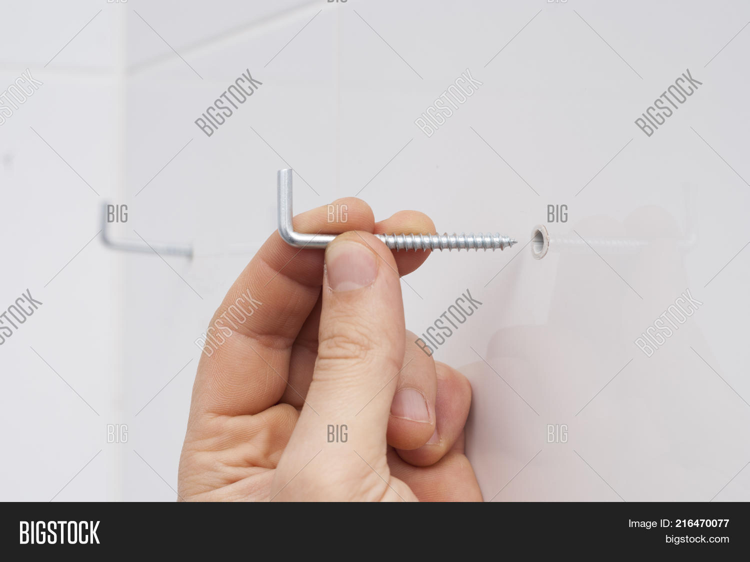 Man's Hand Holds Hook Image & Photo (Free Trial) Bigstock