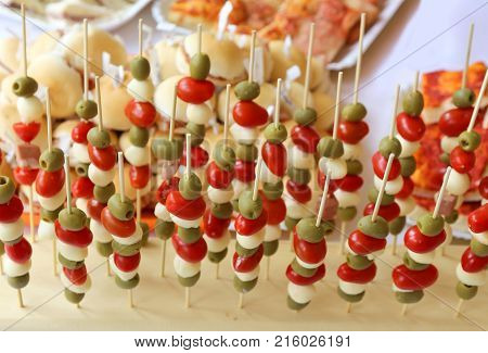 Background Of Fresh Fruits And Vegetables
